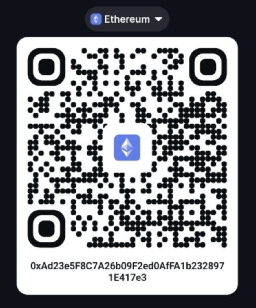 Abdulrahman’s supplied Ethereum wallet QR code